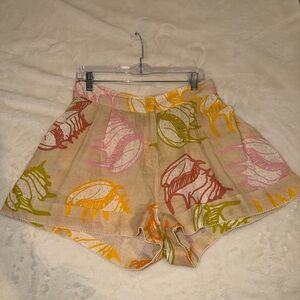 Elizabeth James Shell Print Shorts